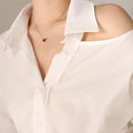 P436 steel color necklace