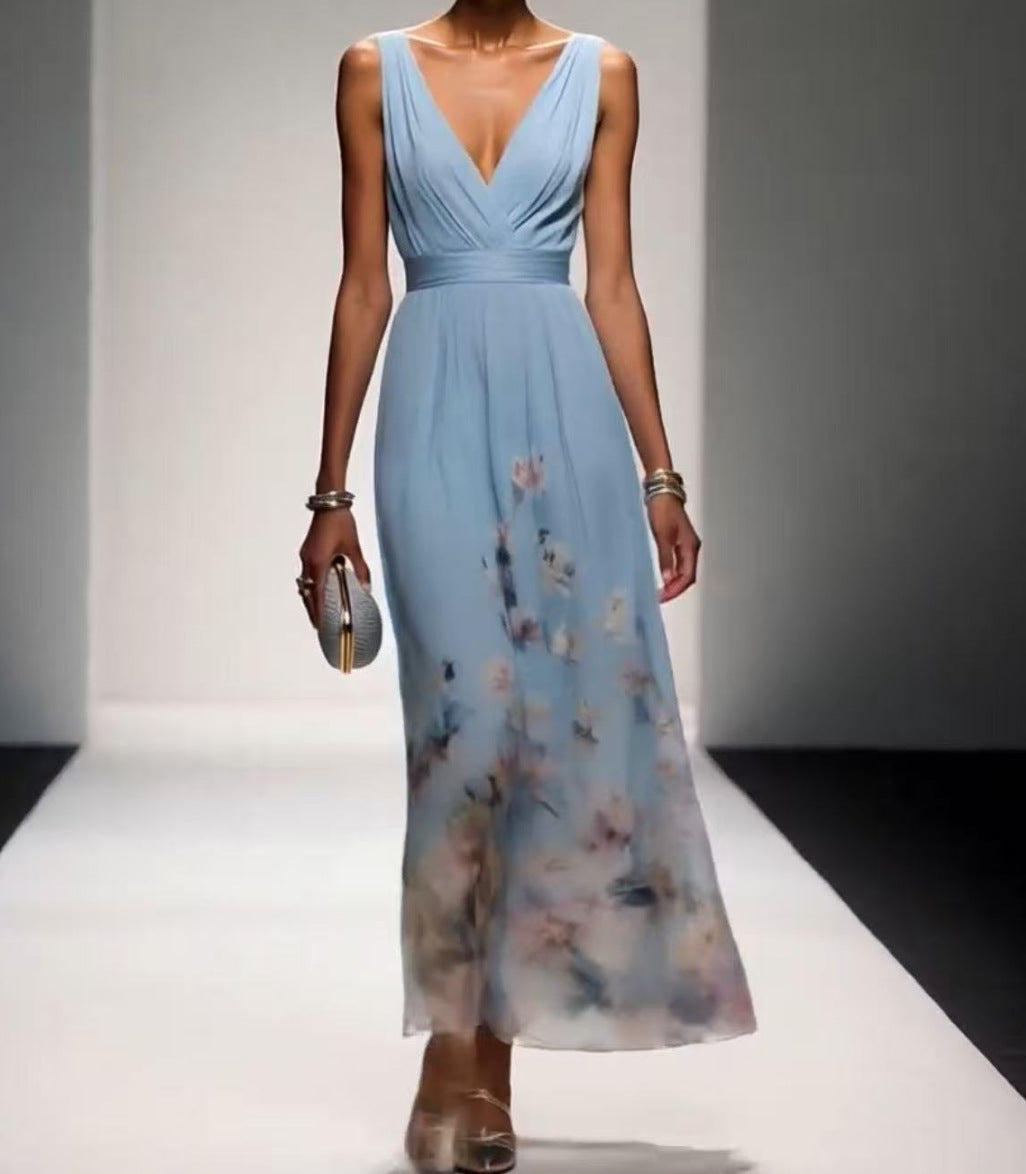 Evening Gown Elegant V-neck Cross-border Dress