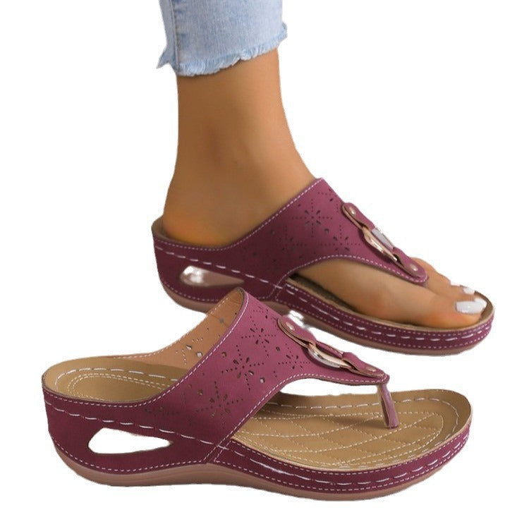 Womens Wedge Sandals Casual And Fashionable