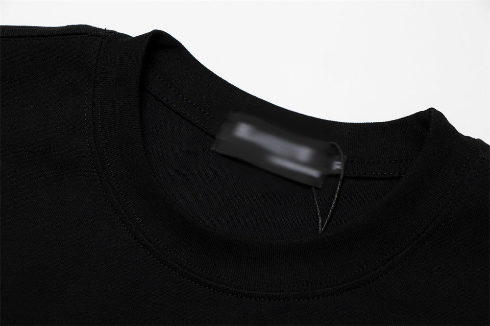 Fashion Letter Print Casual T-shirt Men
