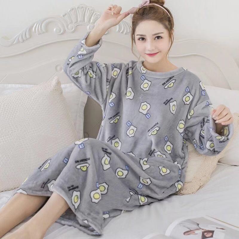 بيجامات خريف وشتاء للنساء، بيجامات فلانيل شتوية نسائية