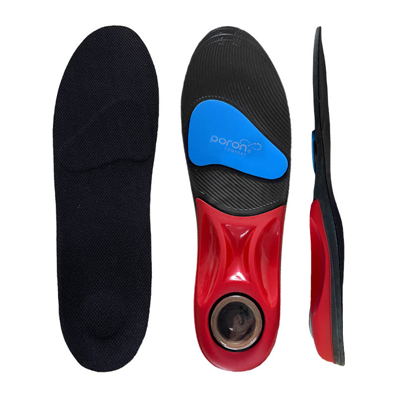 Brand-new Genuine PU Material Insoles With Rebound Cushioning And Arch Support