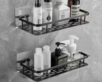 Anti-Rust Metal Steel Shower Rack-Large Capacity,Bathroom Organizing Shelves, Convenient Storage And Home Decoration